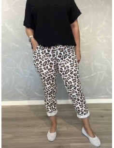 Brun leo jersey bukser i bomuld med lommer – TIPPY Italian Select TIPPY