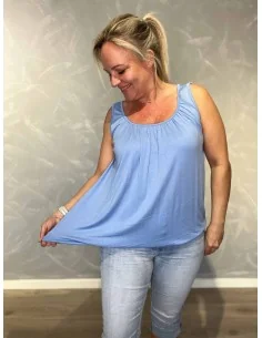 Sky top i viskose med elastik forneden – TIPPY Collection TIPPY 2