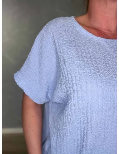 Struktur på sky bluse – TIPPY