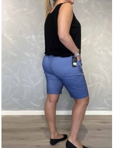 Denim shorts i bomuld og elastan med lynlåsdetalje – Cherry Berry TIPPY 2