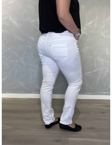 Bagside af hvid jeans til kvinder – TIPPY
