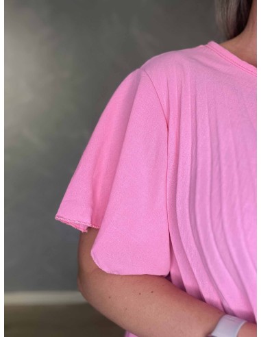 Plisseret bluse med vid pasform | Sand | TIPPY