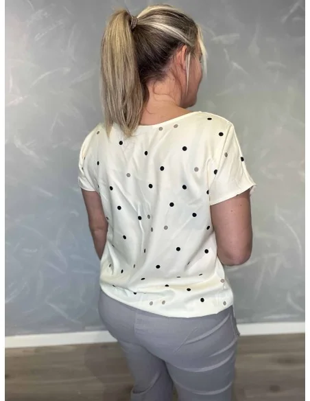 Bagside af gul bluse til kvinder – TIPPY