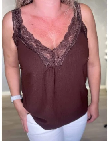 Blondekant på brun top – TIPPY Italian Select