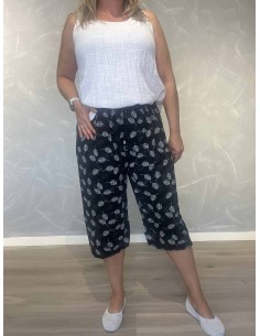 Sort knickers i 95% polyester og 5% elastan med stræk – TIPPY Italian Select