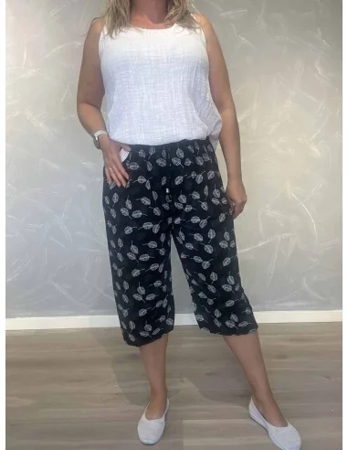 Sort knickers i 95% polyester og 5% elastan med stræk – TIPPY Italian Select