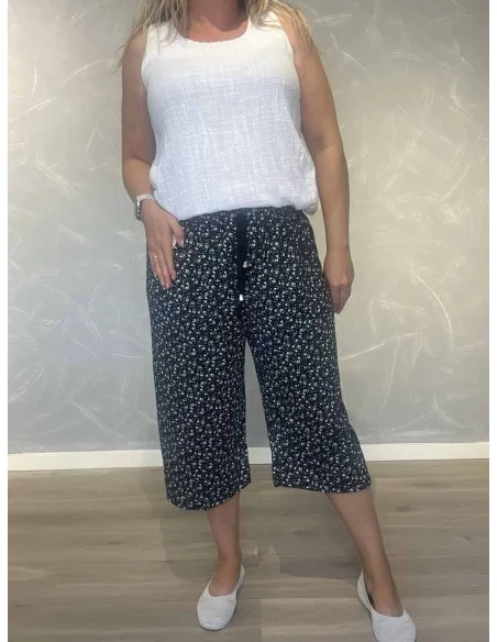 Sort knickers i 95% polyester og 5% elastan med stræk – TIPPY Italian Select