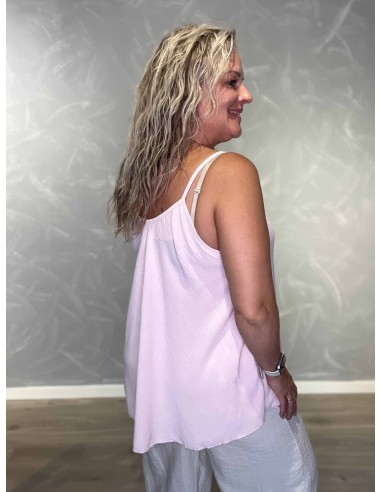 Bagside af rosa top til kvinder – TIPPY
