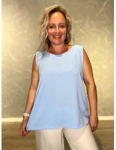Sky top i 95% polyester og 5% elastan med brede stropper – TIPPY Collection TIPPY