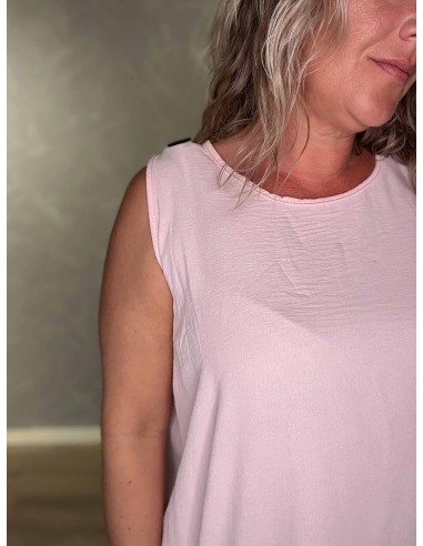 Brede stropper på rosa top – TIPPY