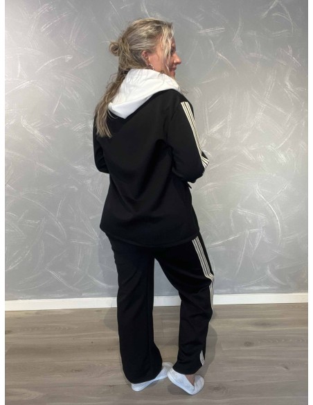 Bagside af sort blazersæt til kvinder – TIPPY
