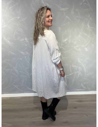 Bagside af sand lang tunika til kvinder – TIPPY
