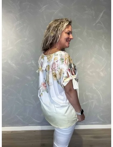 Bagside af gul bluse til kvinder – TIPPY
