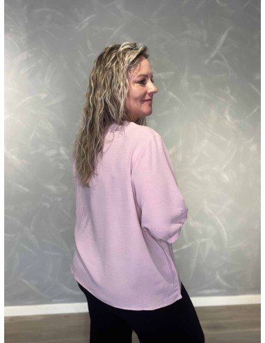 Bagside af rosa bluse til kvinder – TIPPY