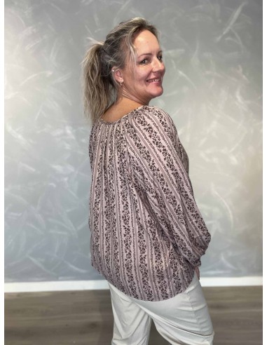 Bagside af Antic Rose bluse til kvinder – TIPPY