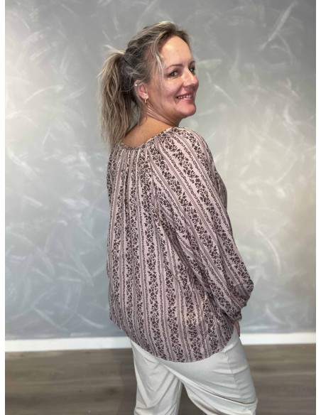 Bagside af Antic Rose bluse til kvinder – TIPPY