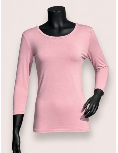 3/4 ærmet bluse | Light pink | TIPPY Basic Collection
