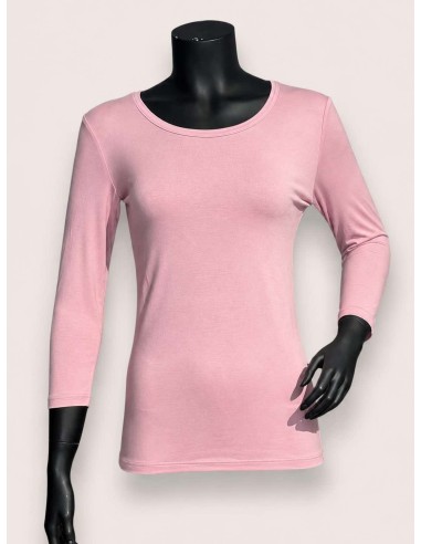 3/4 ærmet bluse | Light pink | TIPPY Basic Collection