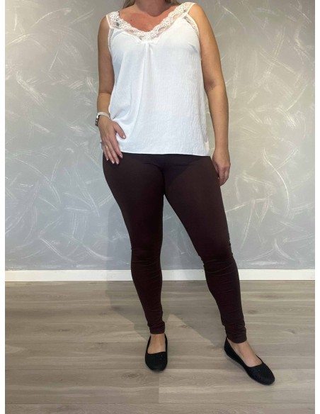 bomulds leggings | Brun | TIPPY Collection