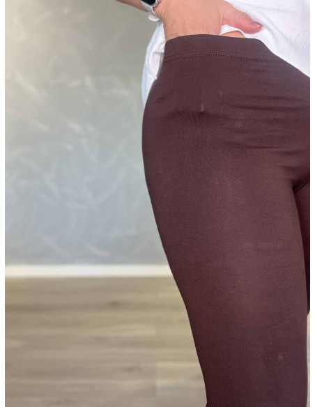 bomulds leggings | Brun | TIPPY Collection