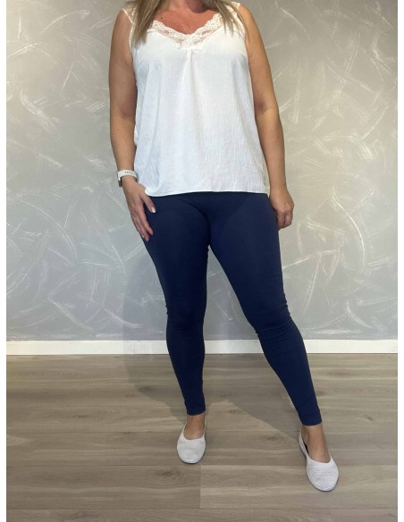 bomulds leggings | Navy | TIPPY Collection