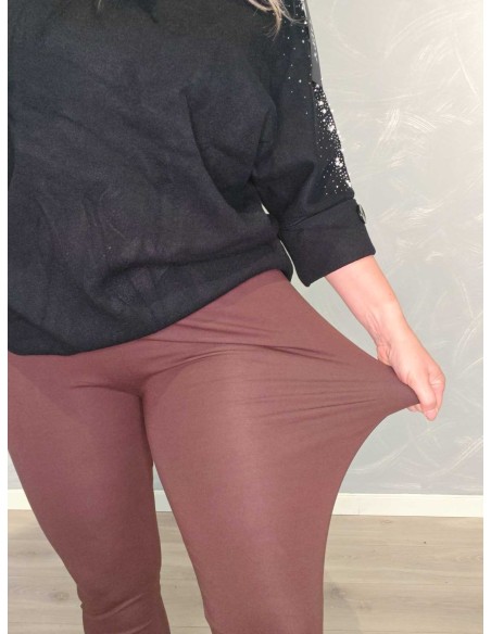 Stretchkvalitet på brune leggingsbukser – TIPPY