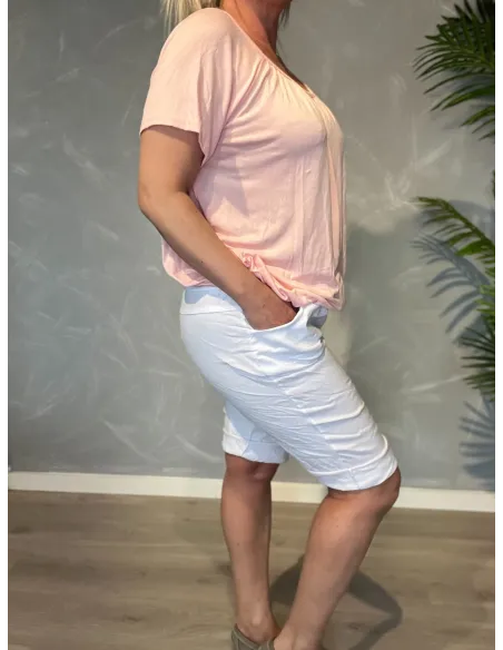 TIPPY shorts med nærbillede af materiale og pasform