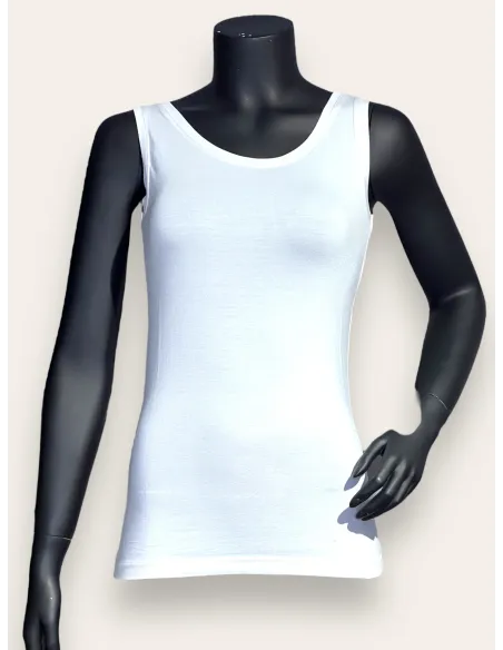 milk basis top til kvinder i viskose – TIPPY Basic Collection