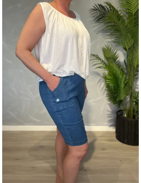 TIPPY CHERRY BERRY DENIM SHORTS