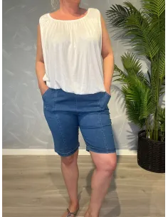 TIPPY CHERRY BERRY DENIM SHORTS