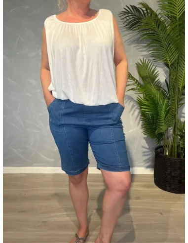 TIPPY CHERRY BERRY DENIM SHORTS