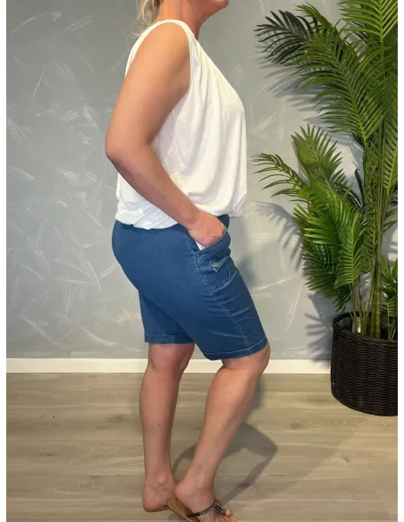 TIPPY CHERRY BERRY DENIM SHORTS