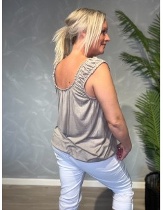 TIPPY SOMMER TOP GRÅ 2