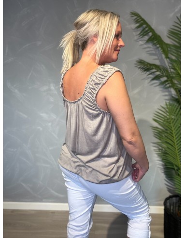 TIPPY SOMMER TOP GRÅ