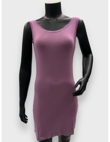 light purple lang top til kvinder i viskose med stretch – TIPPY Basic Collection