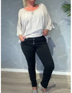 Sort Slim Fit Jeans | Karostar Denim | TIPPY