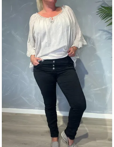 Sort Slim Fit Jeans | Karostar Denim | TIPPY