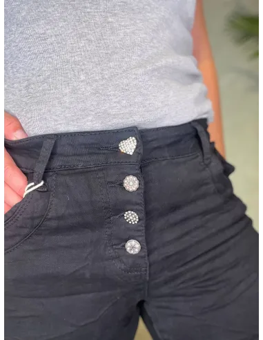 TIPPY sort slim fit jeans Karostar Close up