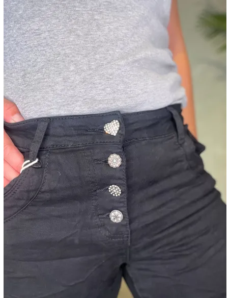 TIPPY sort slim fit jeans Karostar Close up