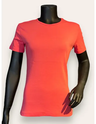 coral basis t-shirt til kvinder – TIPPY Basic Collection