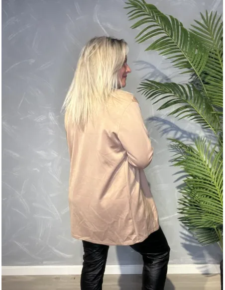 “Bagside af nougat cardigan til kvinder – TIPPY