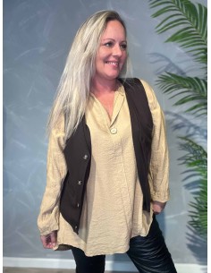 TIPPY BRUN KLASSISK BLAZER VEST