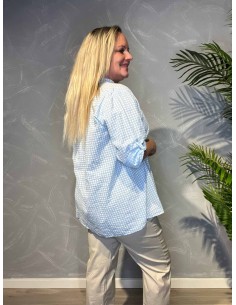 TIPPY LYSEBLÅ KLASSISK SKJORTE MED TERN 2