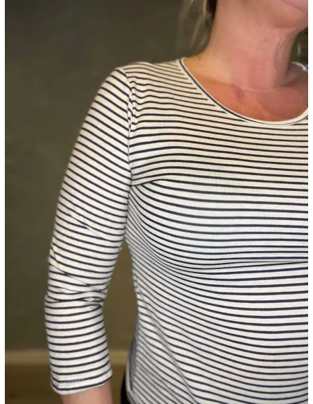 Nærbillede af striber og materiale