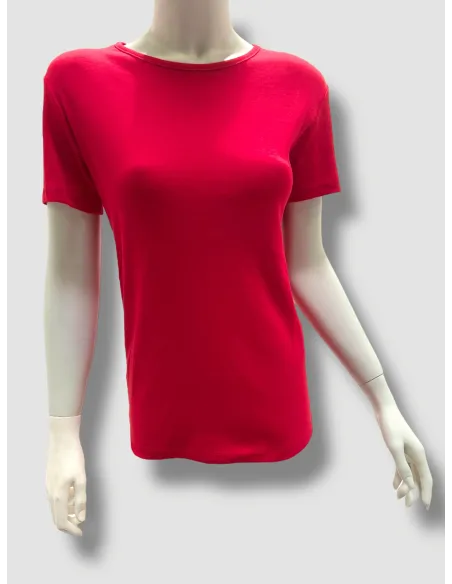 bagside af rød basis t-shirt – TIPPY Basic Collection