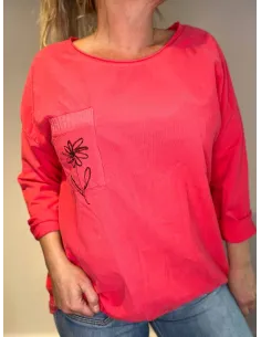 Nærbillede af blomsterdetalje på lomme