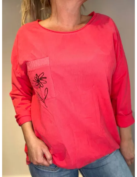 Nærbillede af blomsterdetalje på lomme