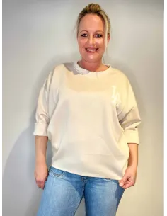 LA-logo detalje på beige oversize trøje – TIPPY” 2