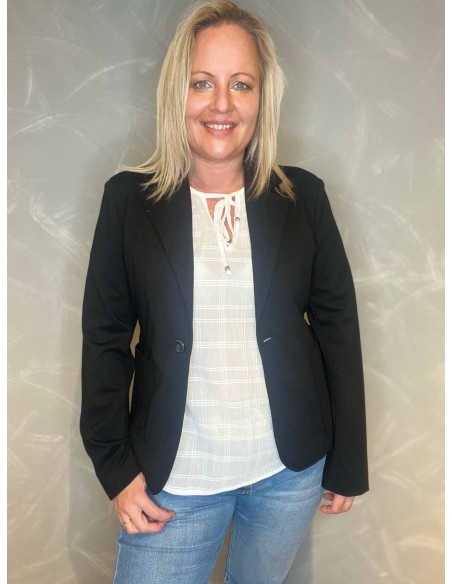 TIPPY; BLAZER M. STRÆK SORT